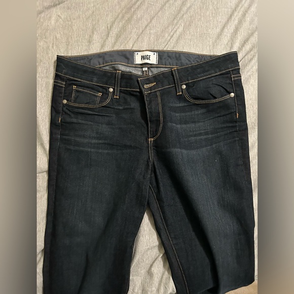 NWOT PAIGE Denim Skyline Straight Jeans Stream Wash Size 32 - Picture 11 of 13